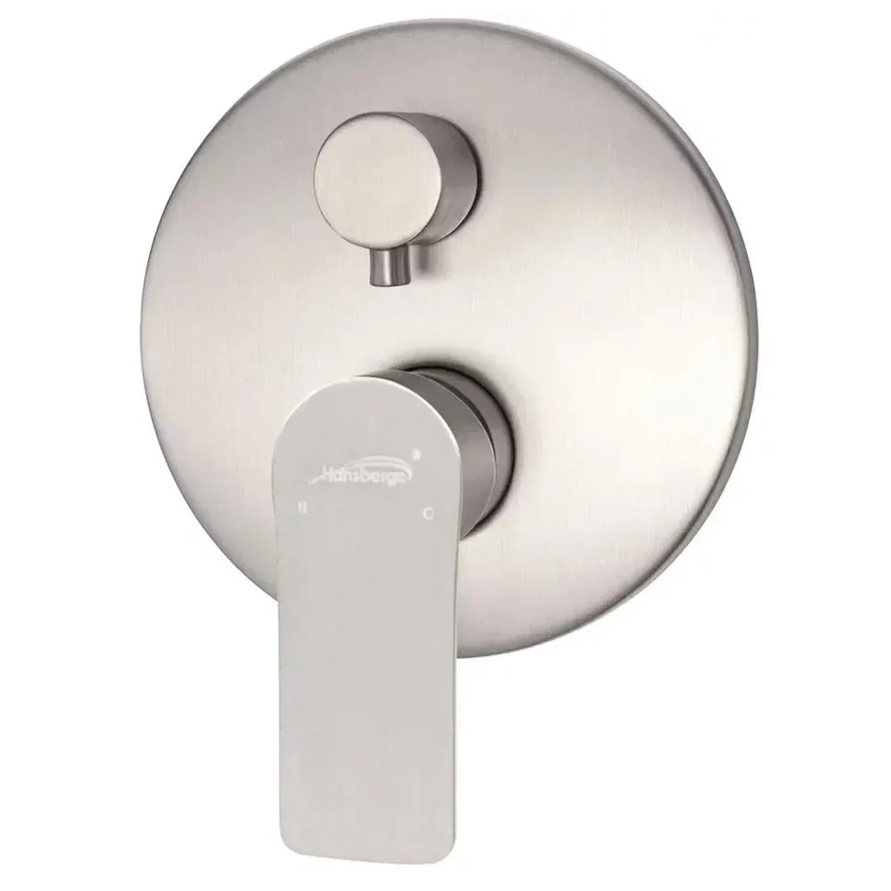 Душевая система встраиваемая (без излива) Hansberge H6090NK, никель