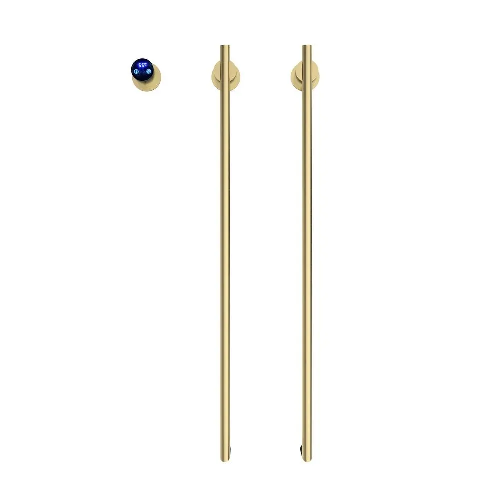 Полотенцесушитель электрический Terminus Рондо П2 35х76, брашированное золото