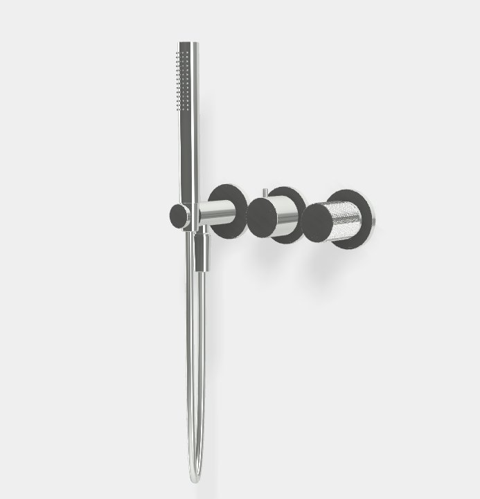 Смеситель для душа Fima Carlo Frattini Spillo Tech, G Collection, на 2 потребителя, хром (F3049TWX8GCR)