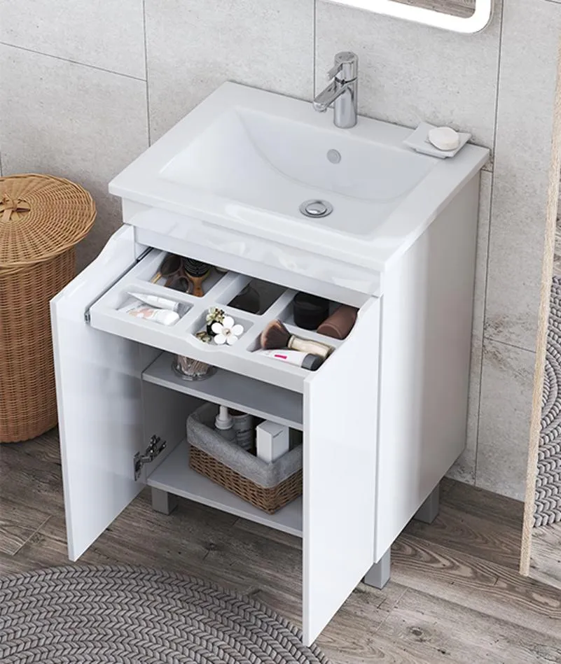 Тумба с раковиной напольная VIGO Grani tn.GRI.ELI.60.2D, 60 см