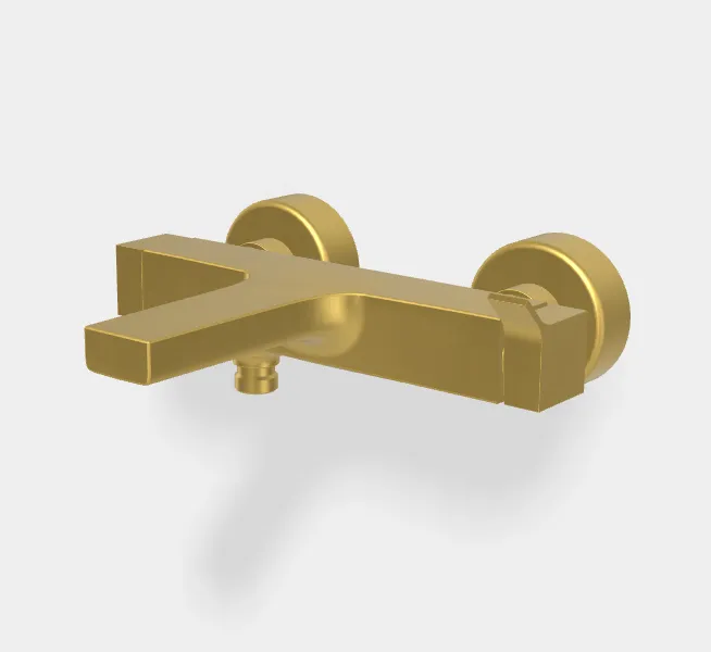 Смеситель для ванны и душа Fima Carlo Frattini Zeta, золото брашированное (F3964/1OS)