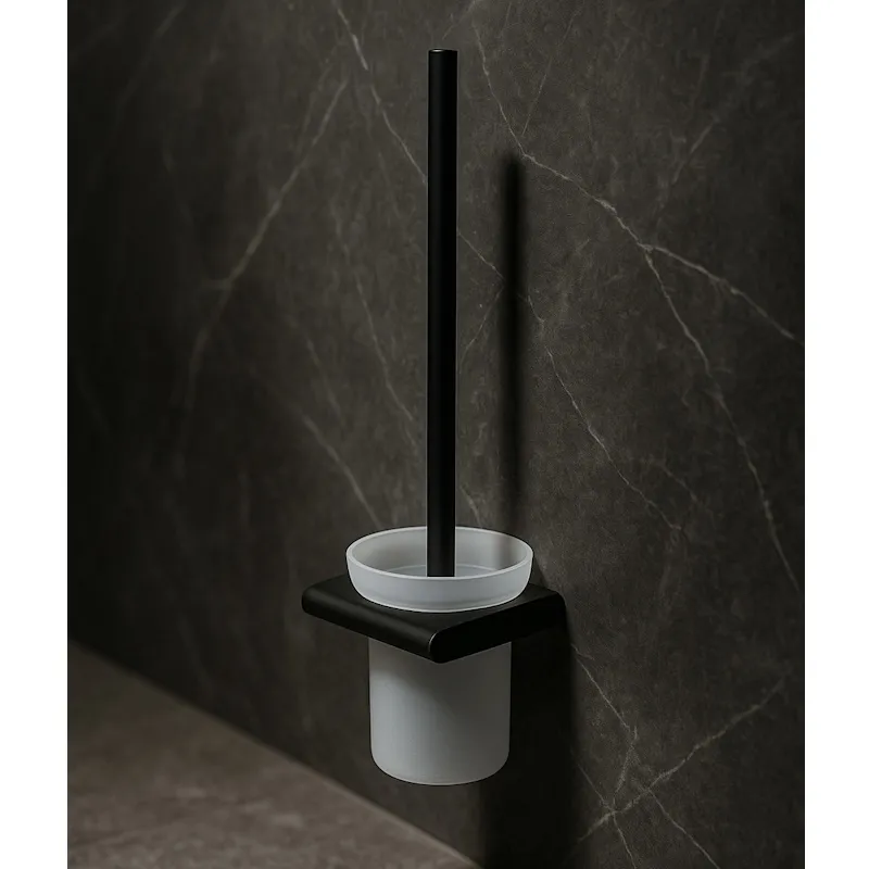 Ершик для унитаза Knotlor TB101BL, черный