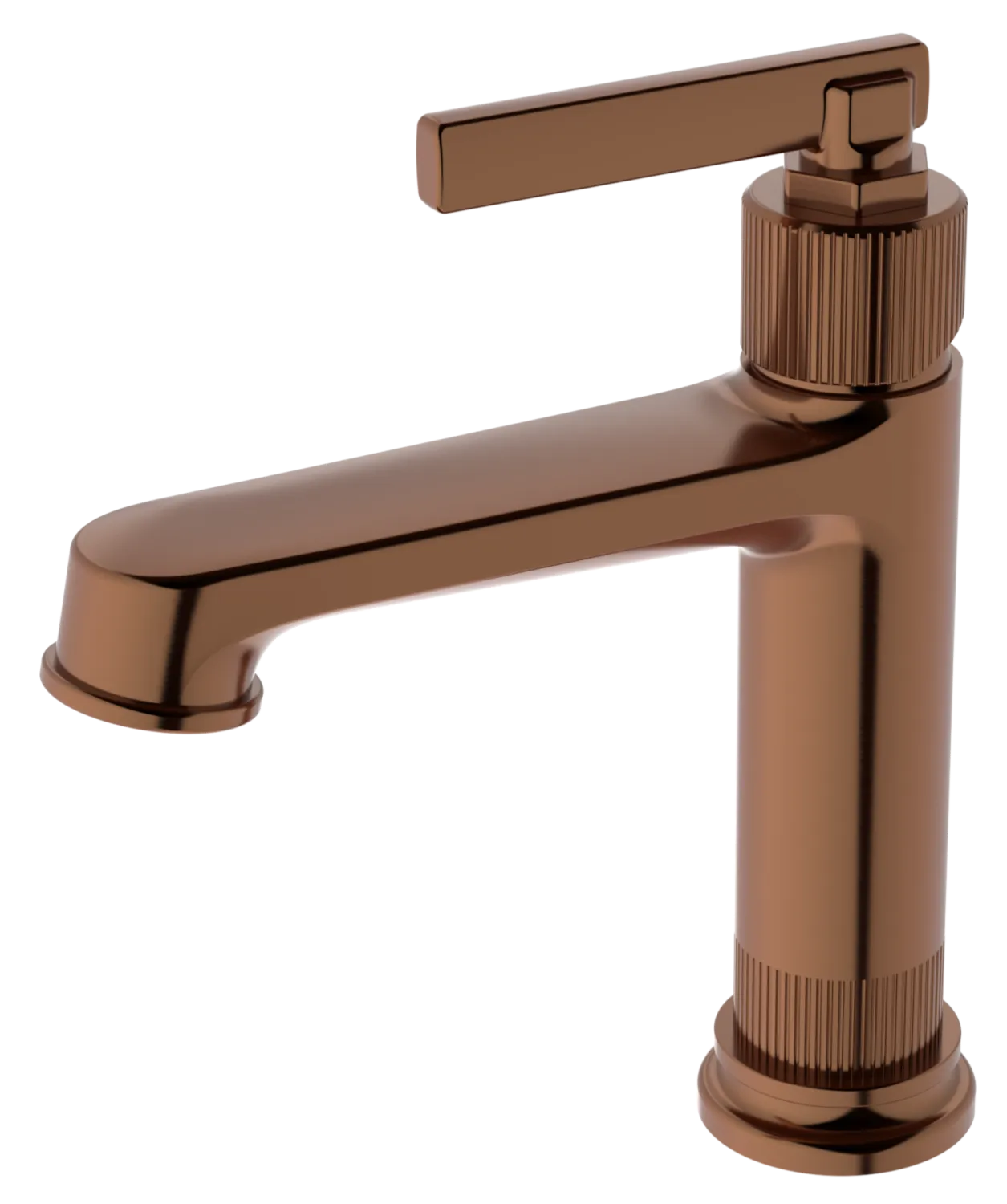 Смеситель Haiba  для раковины, латунь, брашированное розовое золото PVD (HB10797-2)