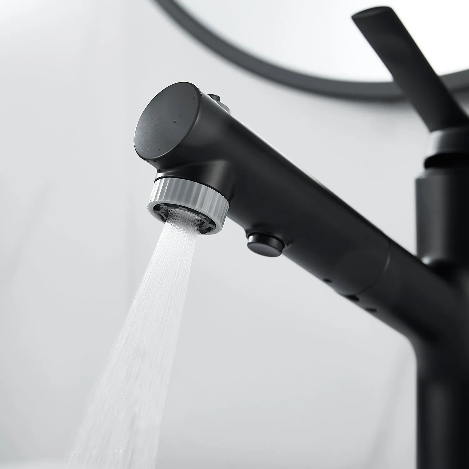 Смеситель для раковины многофункциональный Raffine F281H, черный