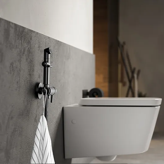 Смеситель гигиенический душ Lemark Solo (LM7166BL)