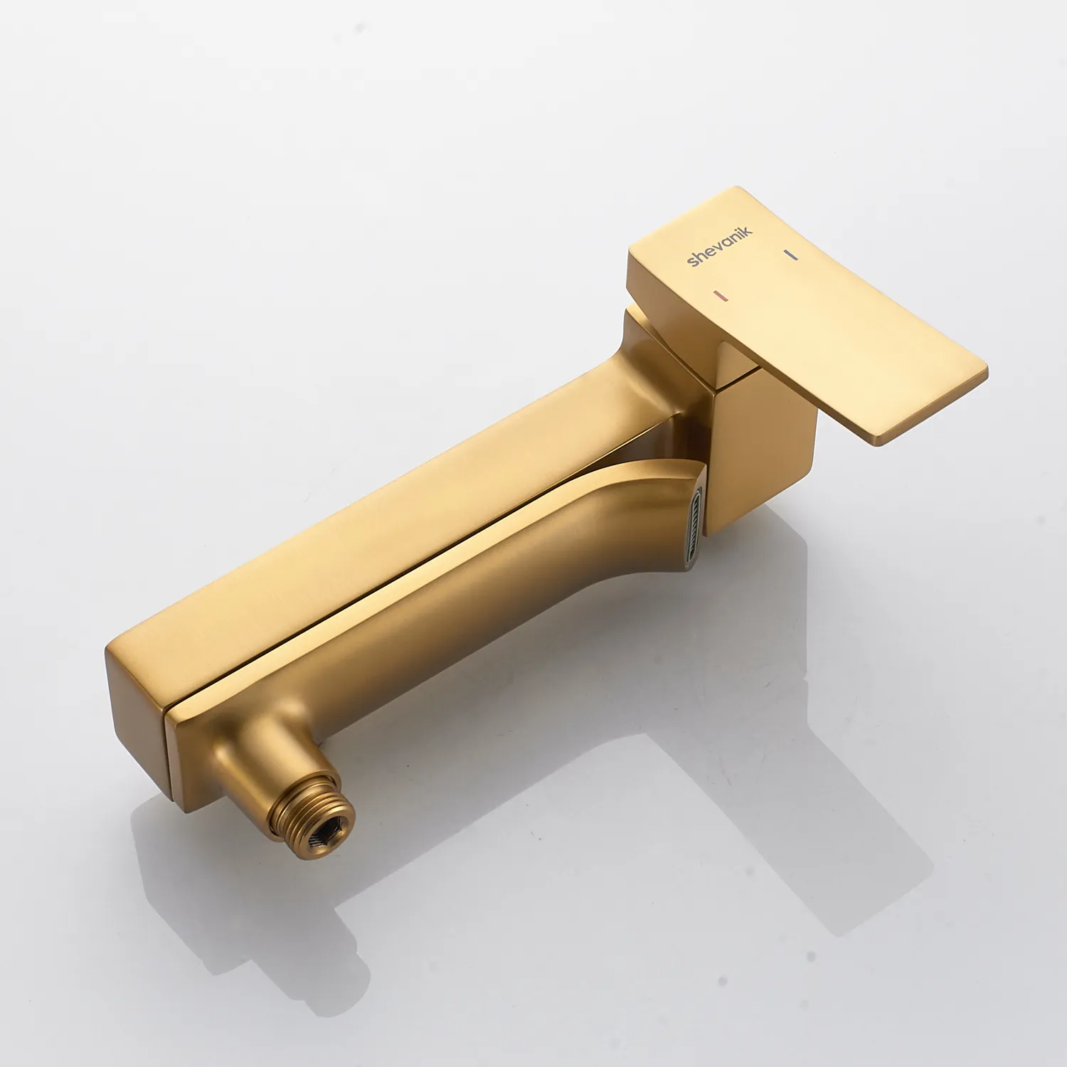 Смеситель для ванны Shevanik S4002G, золотой сатин