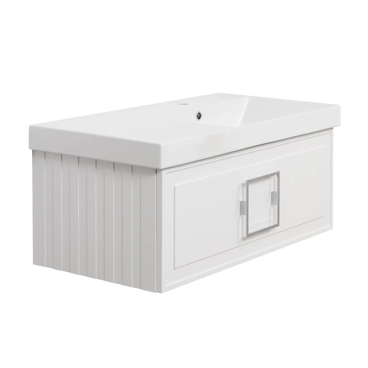 Тумба под раковину подвесная La Fenice Cubo FNC-01-CUB-B-90, белая