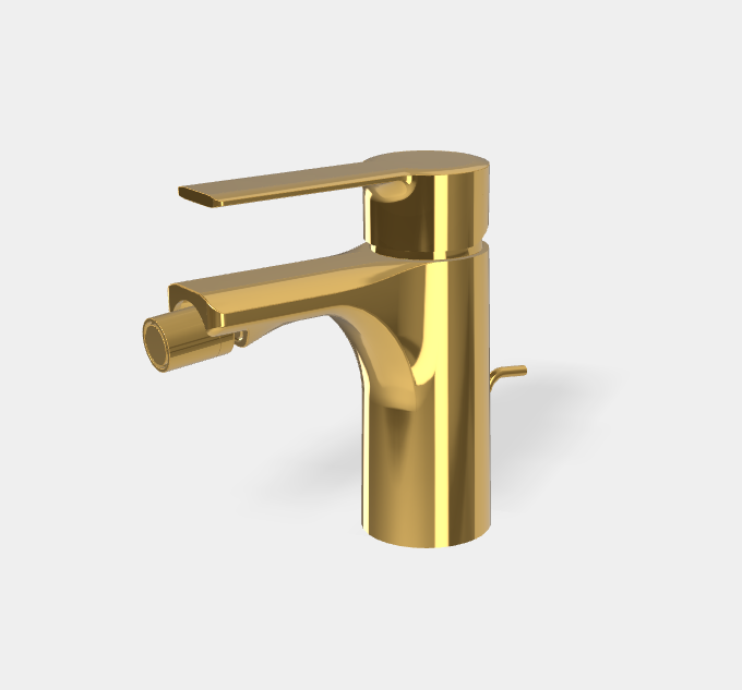 Смеситель для биде Fima Carlo Frattini Mast, золото (F3132OR.2)