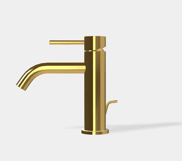 Смеситель для раковины Fima Carlo Frattini Spillo Up, золото (F3031XSOR)