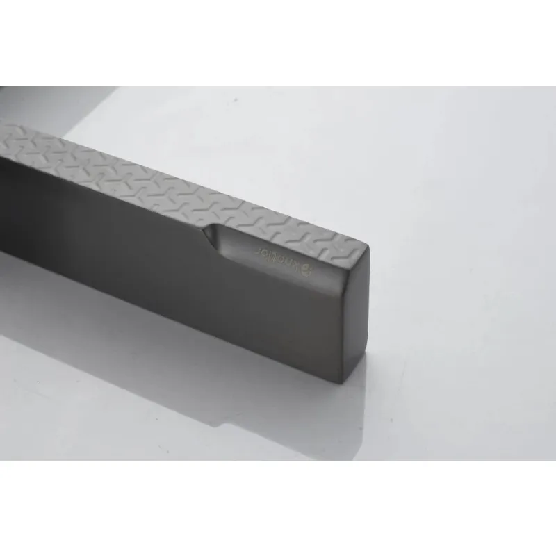 Смеситель для раковины высокий Knotlor KN-24/GMP, оружейная сталь