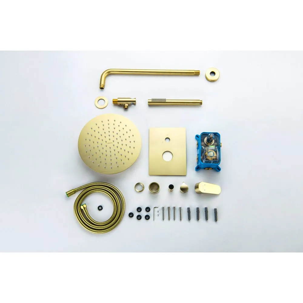 AQ1272BG ОБЕРОН Set 3 в 1 душевой комплект, шлиф. золото