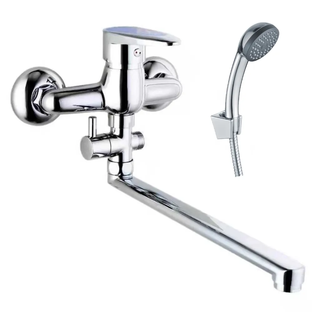 Смеситель для ванны FASHUN A2150BLUE, хром/синий