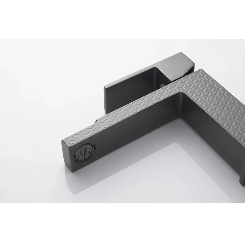 Cмеситель для раковины Knotlor KN-20/GMP, оружейная сталь