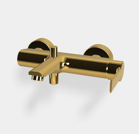 Смеситель для ванны и душа Fima Carlo Frattini Mast, брашированный никель (F3134/1SN)