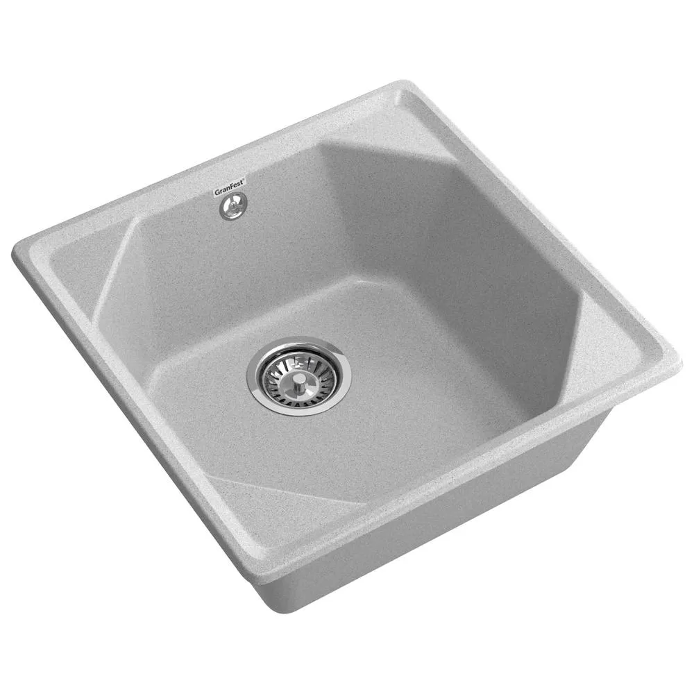 Кухонная мойка GranFest UNIQUE 500, серый