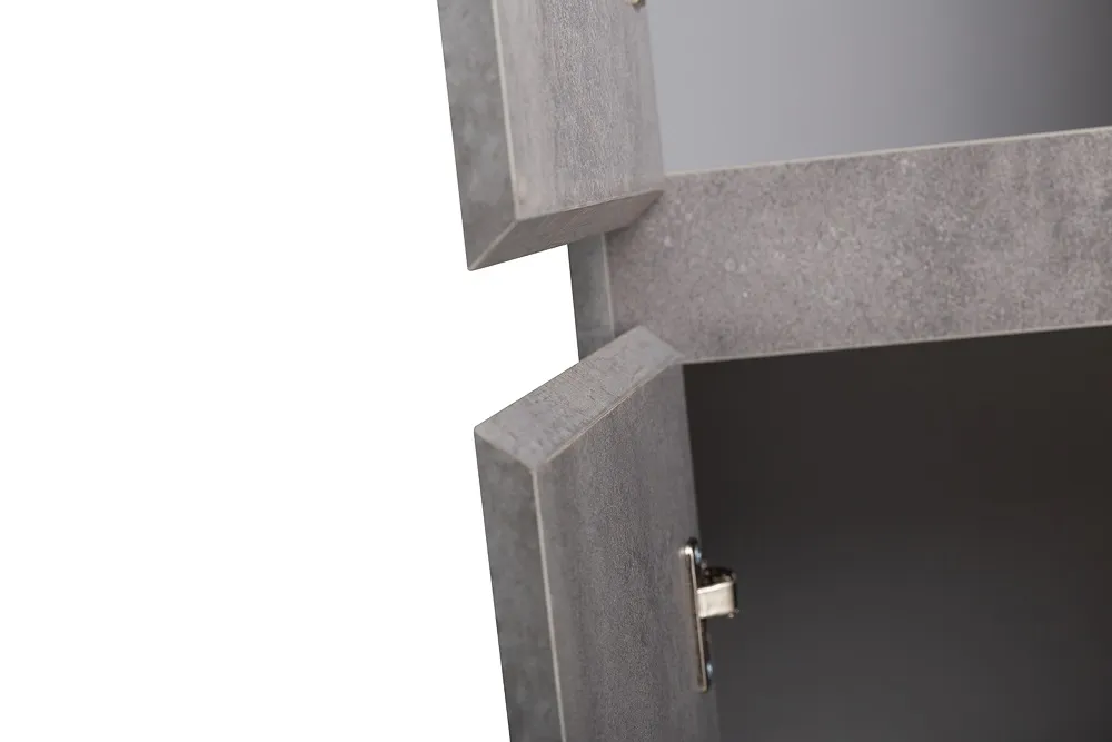 Шкаф подвесной BelBagno Kraft 330х1600х300 мм, Cemento Grigio (KRAFT-1600-2A-SC-CG-L)