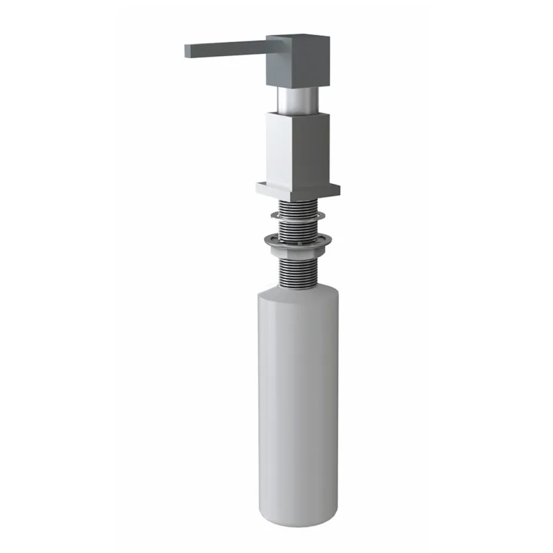 Дозатор для кухонной мойки Florentina КВАДРО 703.726.0000.307, серый шёлк
