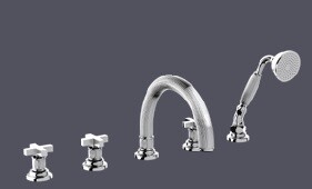 Смеситель для ванны и душа Nicolazzi Pantheon, хром (5114 CR B2)