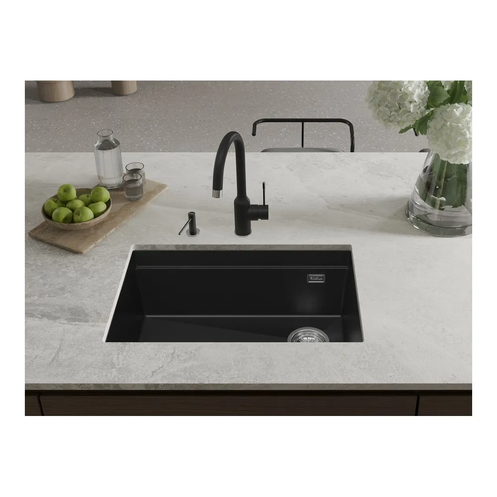 Кухонная мойка Rivelato LINO LN-654-R, черный