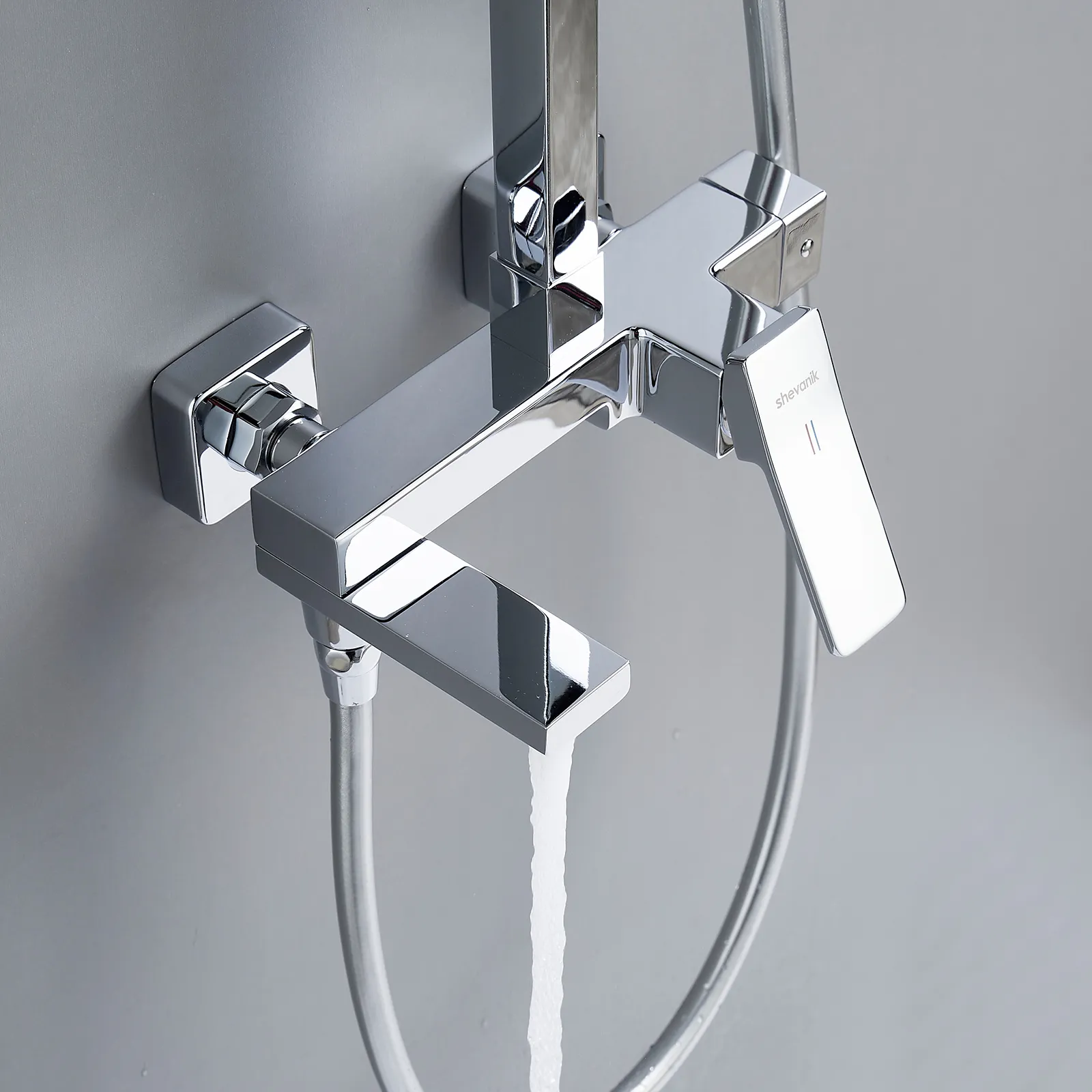 Душевая система Shevanik S4636, хром