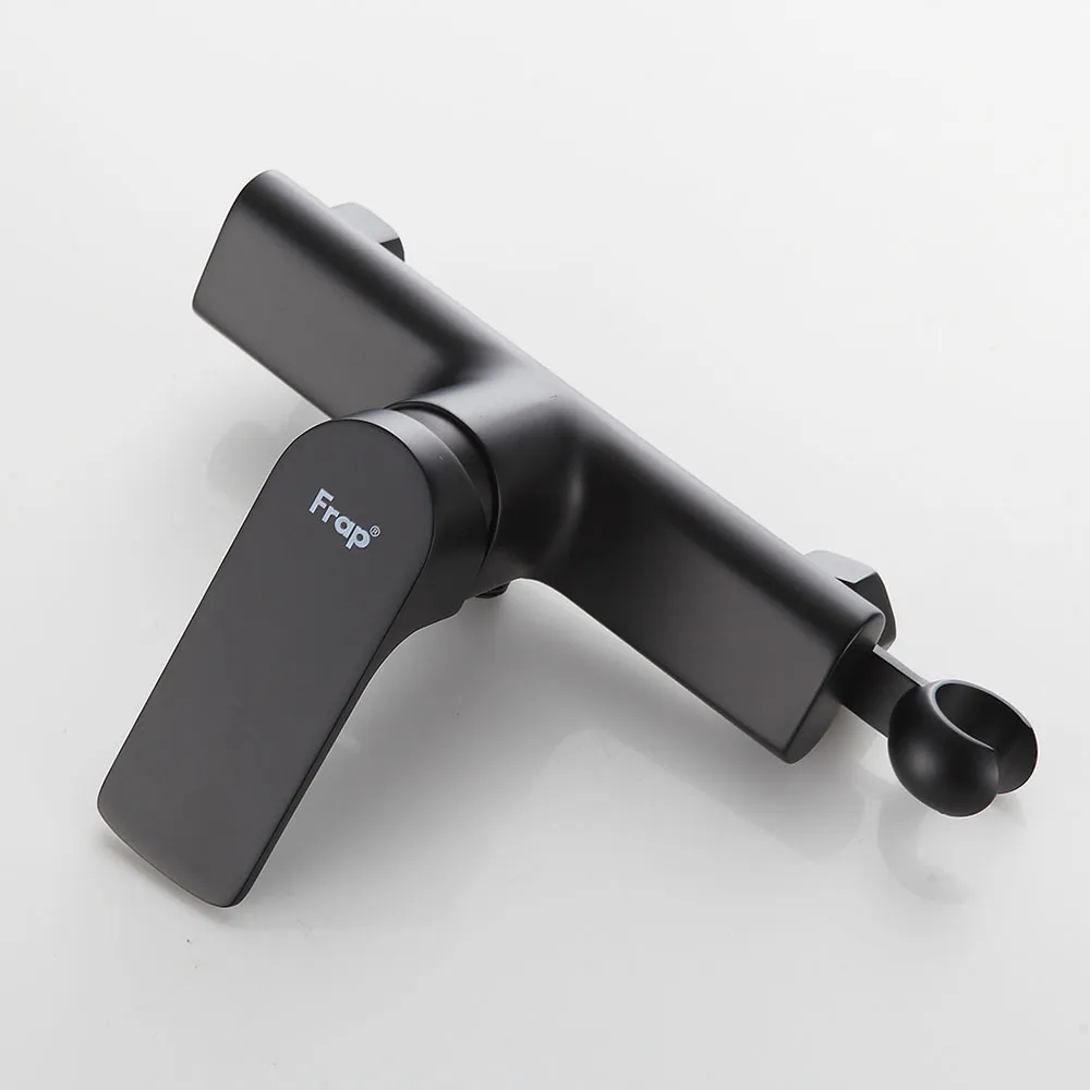 Гигиенический душ со смесителем FRAP F7586-6, черный