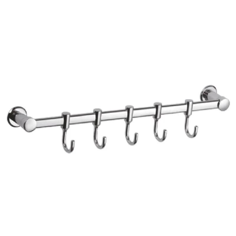 Планка с крючками для полотенец D-Lin D201851-5, хром