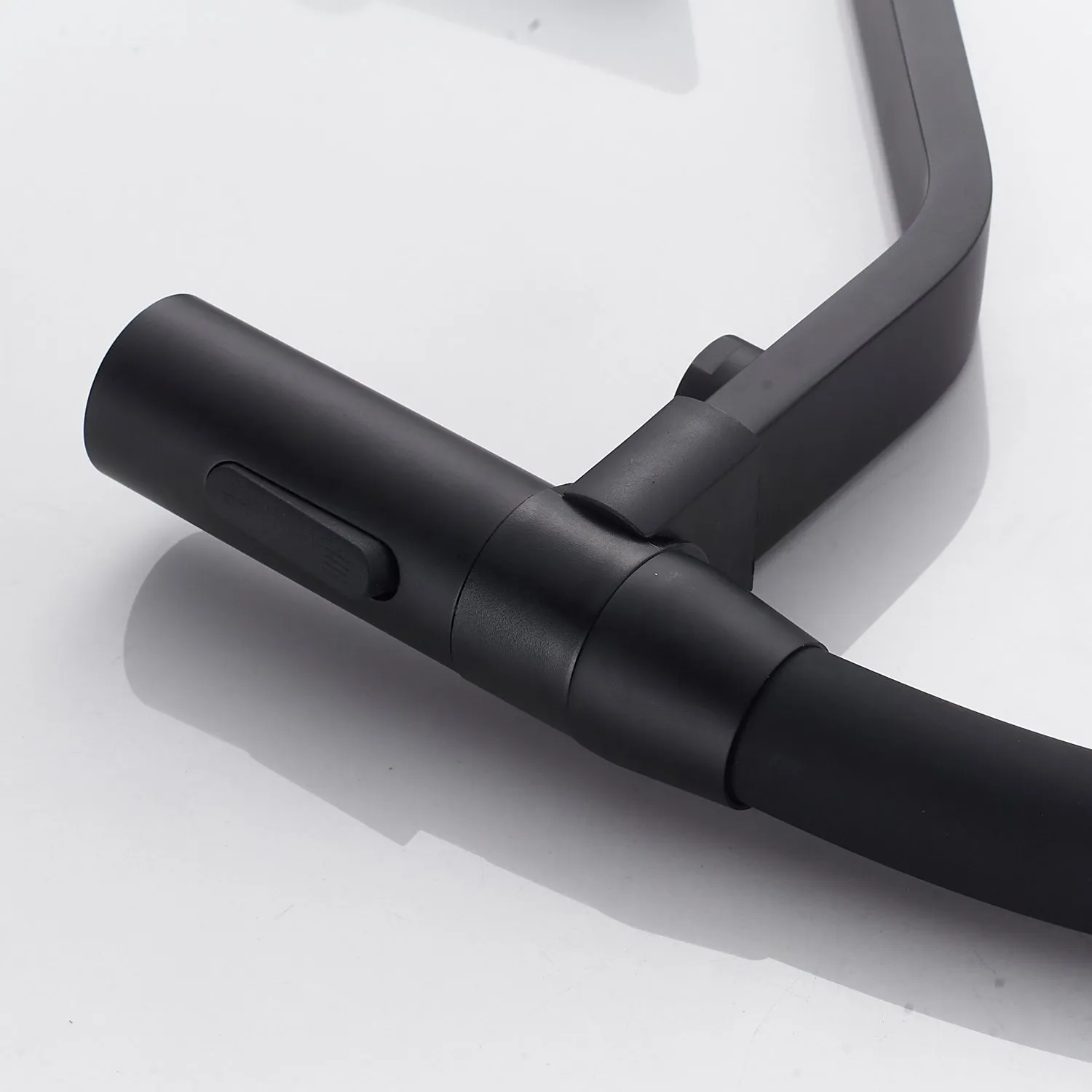 Смеситель для кухни с гибким изливом и подключением фильтра Shevanik S278H, черный