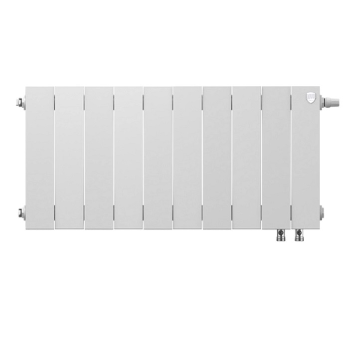 Биметаллический радиатор Royal Thermo PianoForte 300 Bianco Traffico VDR/10 секций с нижним подключением