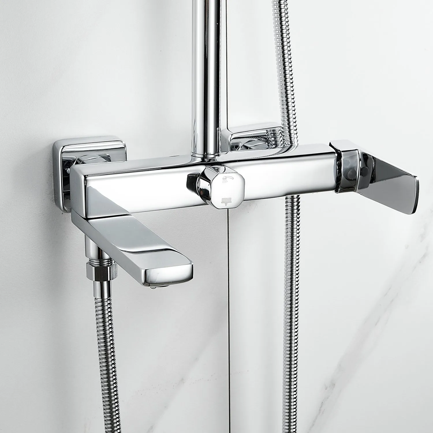 Душевая система Shevanik S9936, хром