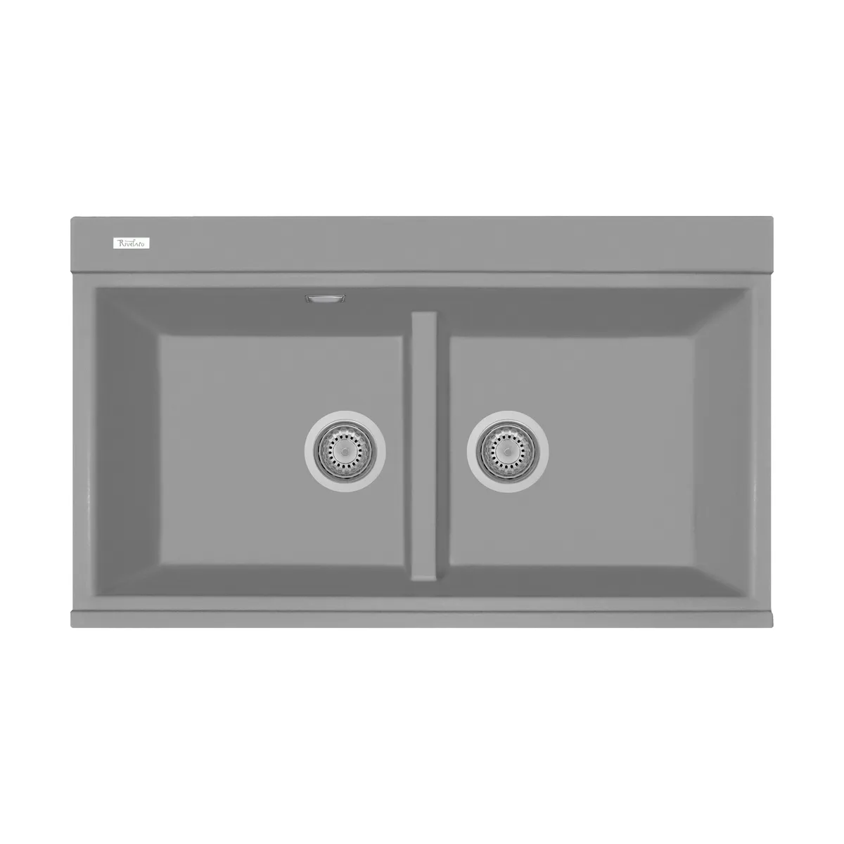 Кухонная мойка Rivelato Фондо 8638-2, серый