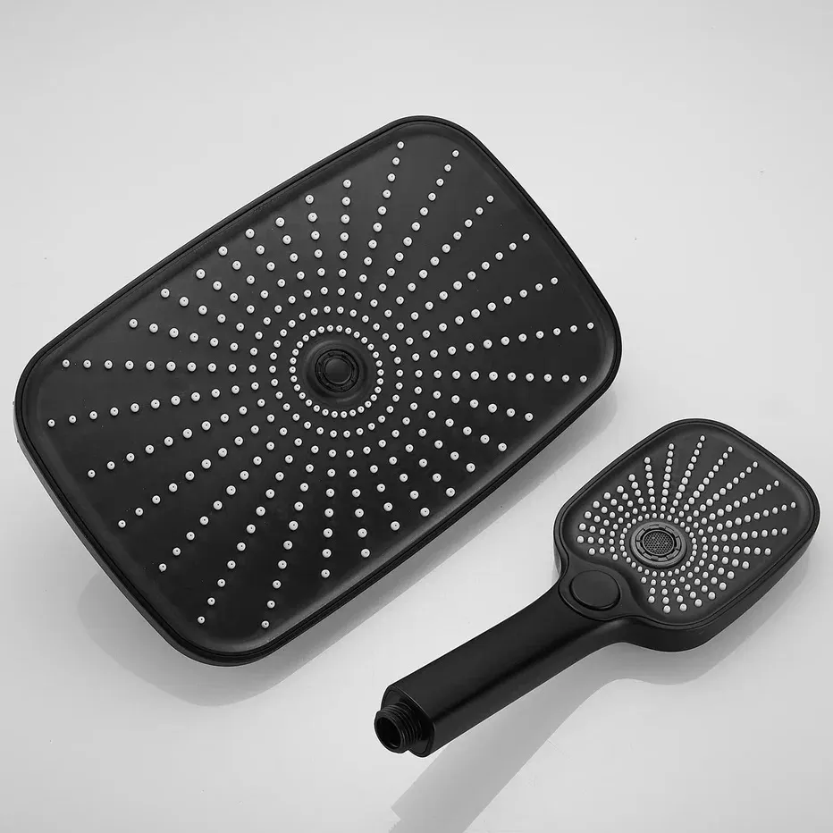 Душевая система Shevanik S8536H, черный