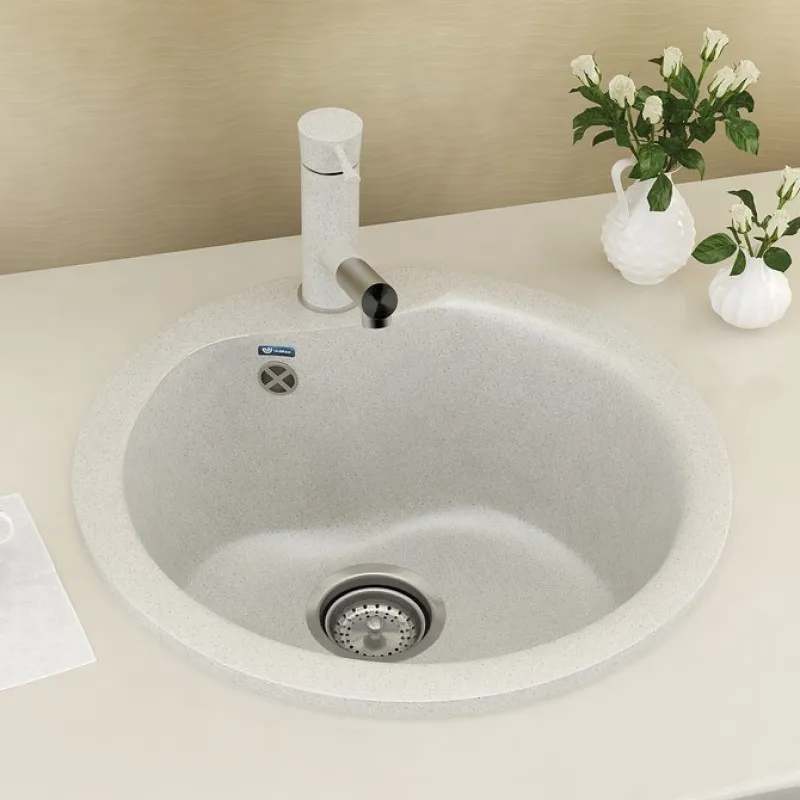 Смеситель для кухни Ulgran U-009-331, белый