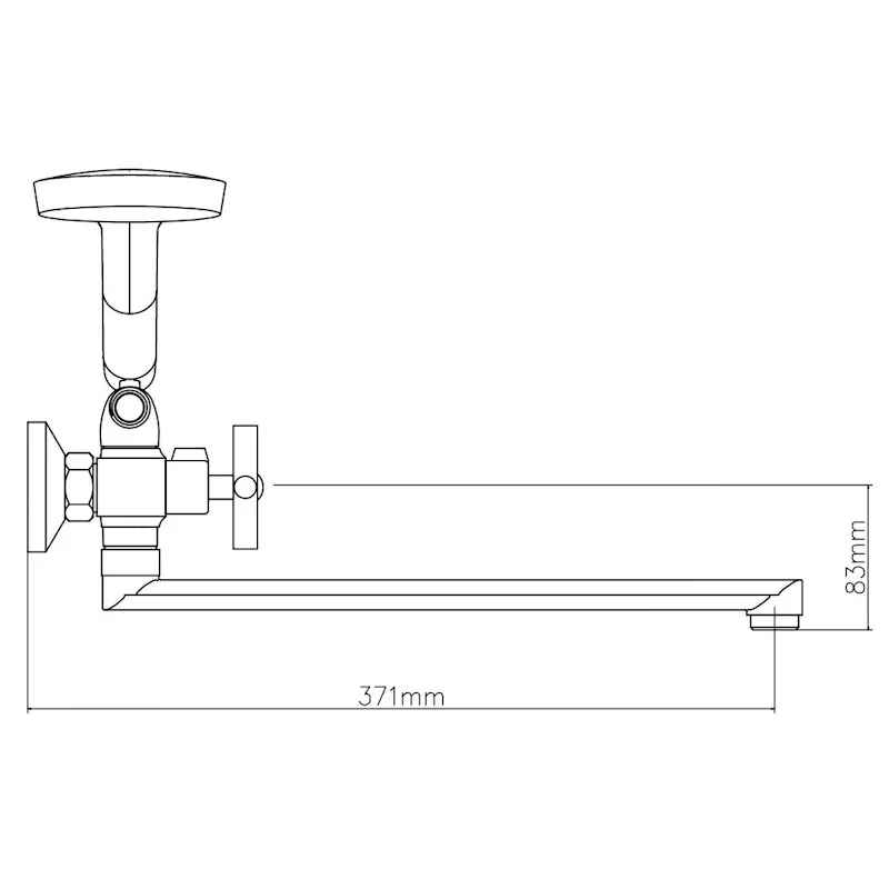 Смеситель для ванны ESKO CN 31, хром