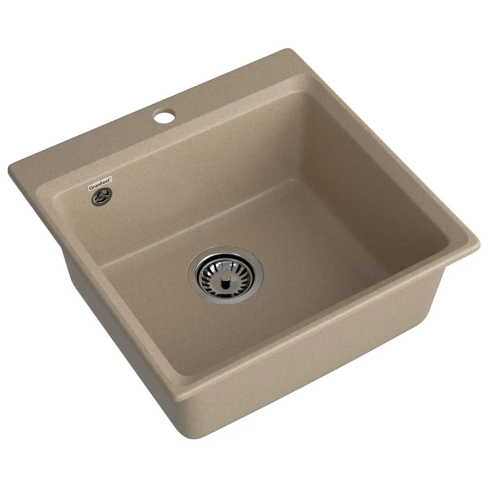 Кухонная мойка GranFest LEVEL 510, песочный