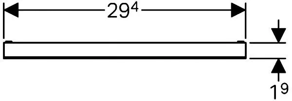 Накладная панель Geberit CleanLine 32 подплитку (154.338.00.1)