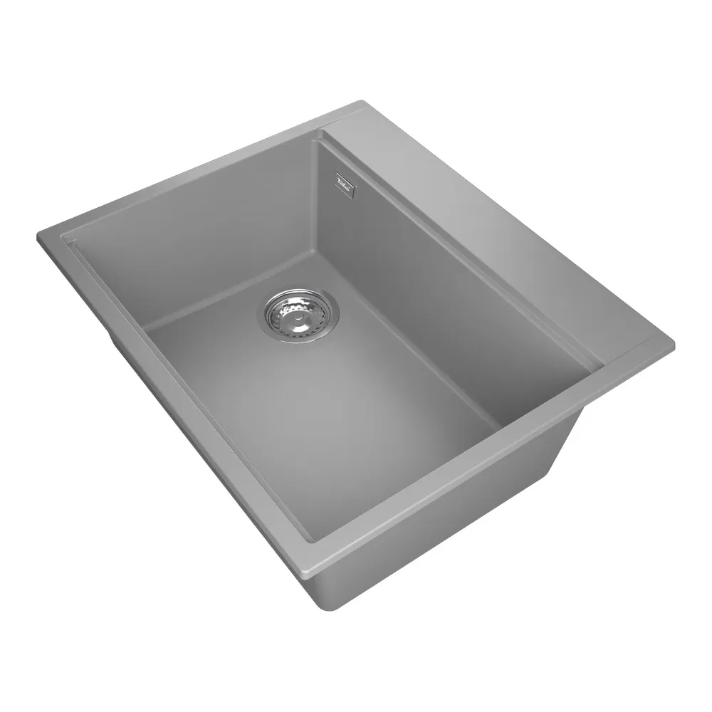 Кухонная мойка Rivelato TESORO TR-605-L, серый металлик