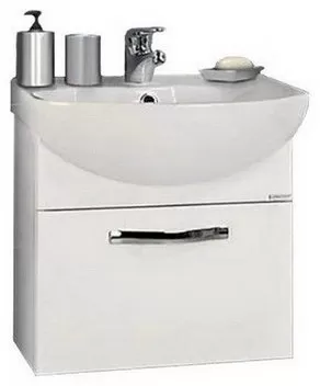 1A1340K0AA010 Набор Aquaton: 1A134001AA010 Тумба-умывальник Ария 65/ 1WH207782 Раковина Смайл-65