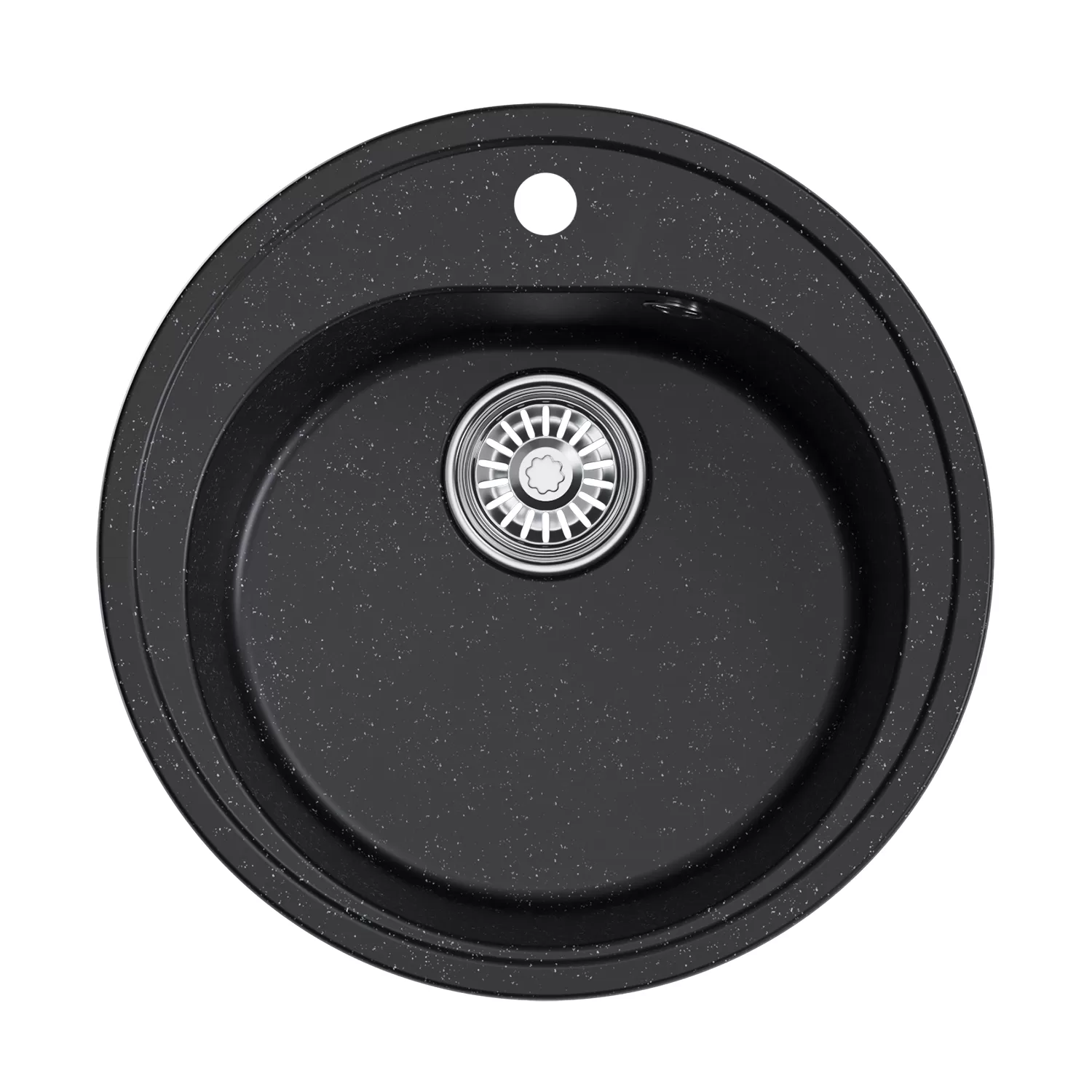 Мойкa MIXLINE круглая черная D500мм ML-GM11 (551821)