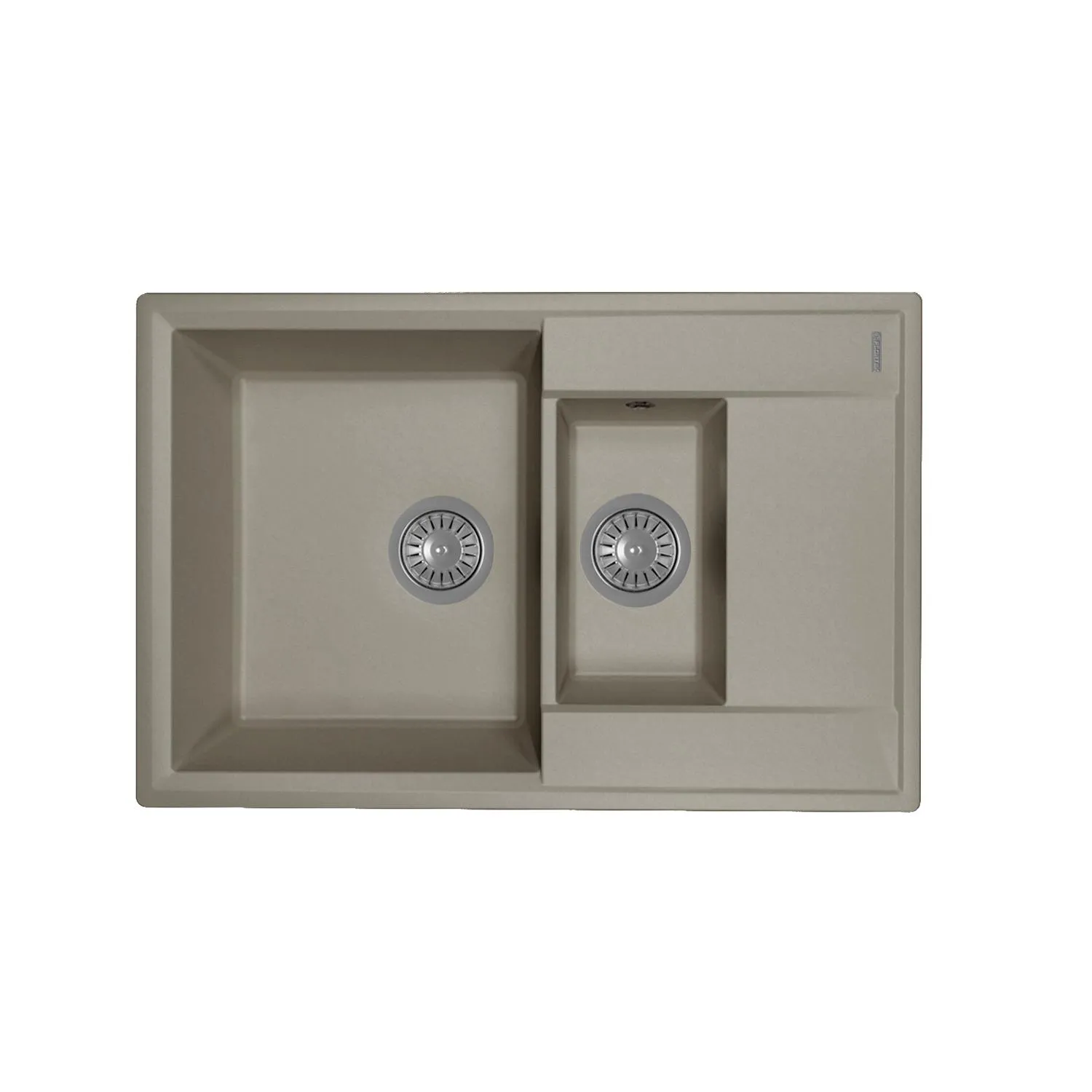 Кухонная мойка Florentina КОНСУЛ 23.025.D0760.307, серый шёлк