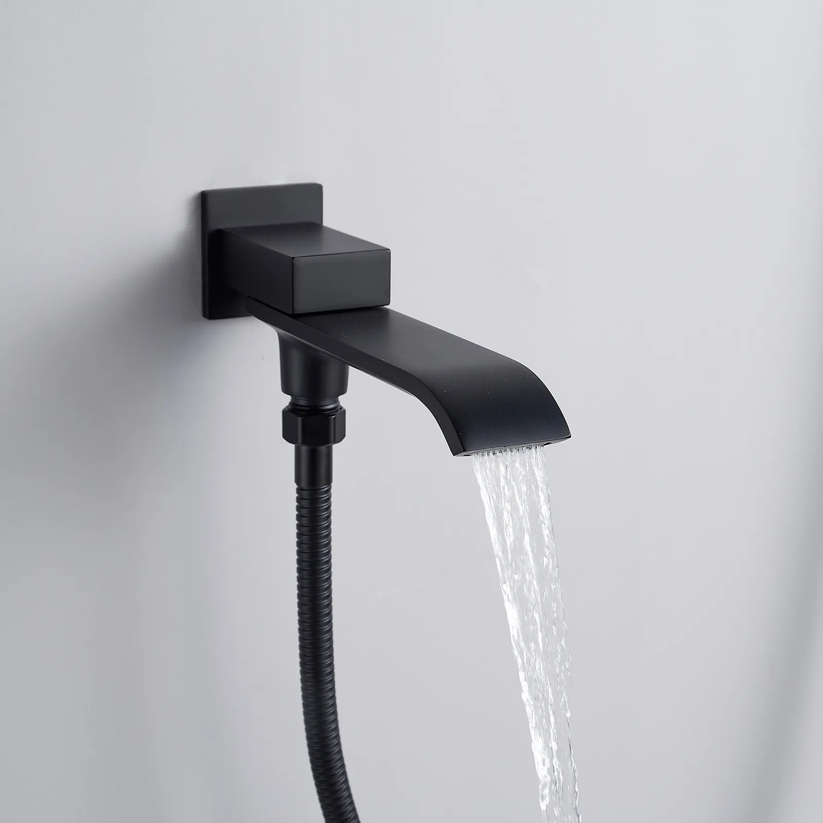 Душевая система встраиваемая Shevanik S4035H, черный