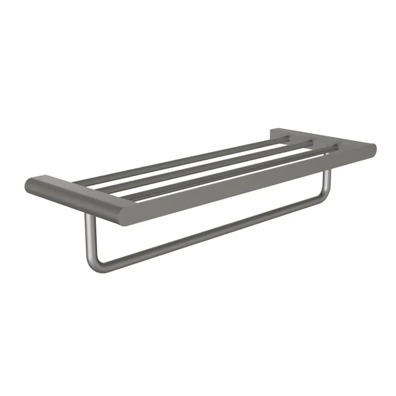 Полка для полотенец Knotlor  TR102GM, оружейная сталь