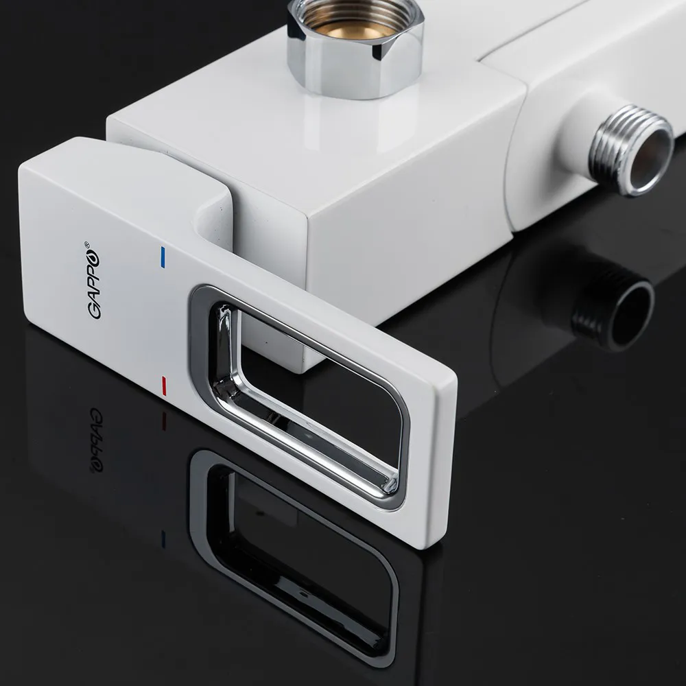 Смеситель для ванны GAPPO G3217-8, белый