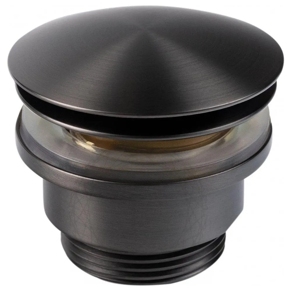 Донный клапан для раковины FILARETE FL75BG, графит