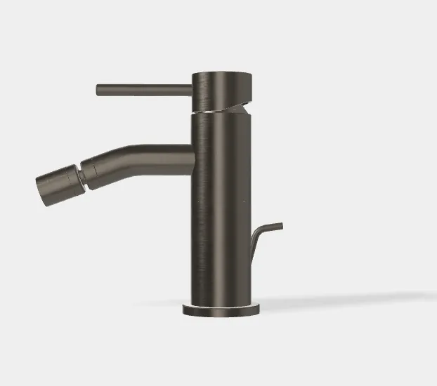 Смеситель для биде Fima Carlo Frattini Spillo Up, брашированный черный хром (F3032XSCS)