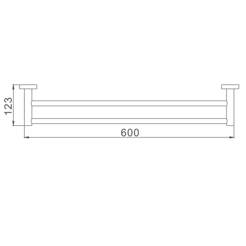 Полотенцедержатель D-Lin D252700, хром