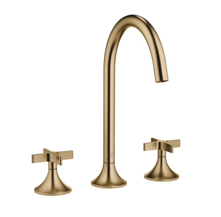 Смеситель для раковины Dornbracht Vaia, латунь темная матовая (Dark Brass Brushed) (20.713.809.39)