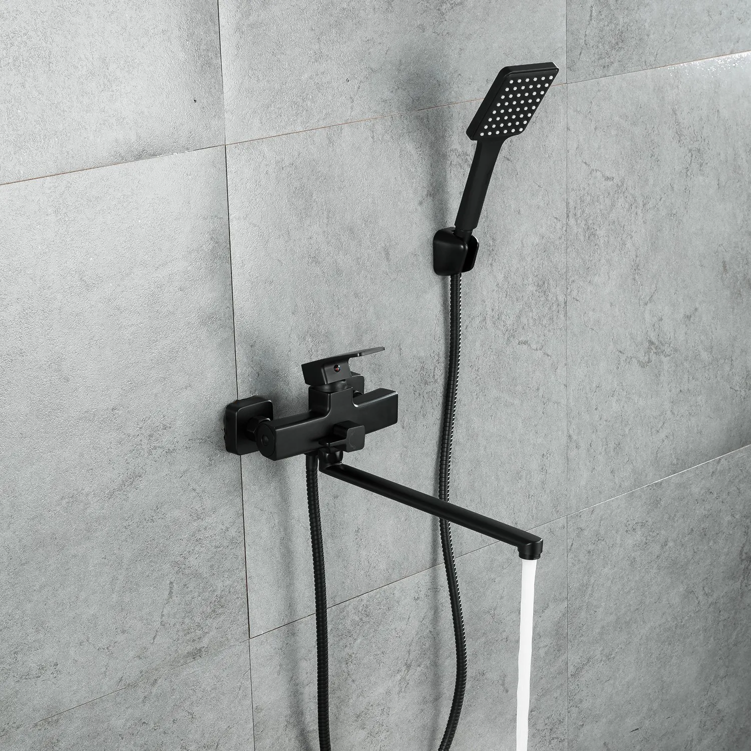 Смеситель для ванны FRUD R22152, черный