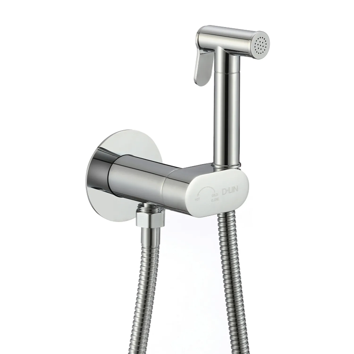 Гигиенический душ со смесителем D-Lin D184202, хром