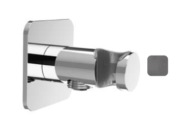 Шланговое подсоединение Almar Showers Accessories, Brushed PVD Gun Metal (E095041.GM)