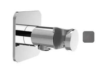 Шланговое подсоединение Almar Showers Accessories, Brushed PVD Gun Metal (E095041.GM)